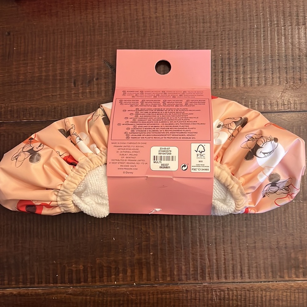 NWT Minnie Mouse Shower Cap and Hair Detangler - Picture 5 of 5
